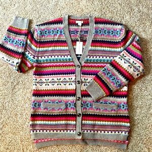 Sundance Wool Blend Cardigan Sweater NWT Size M